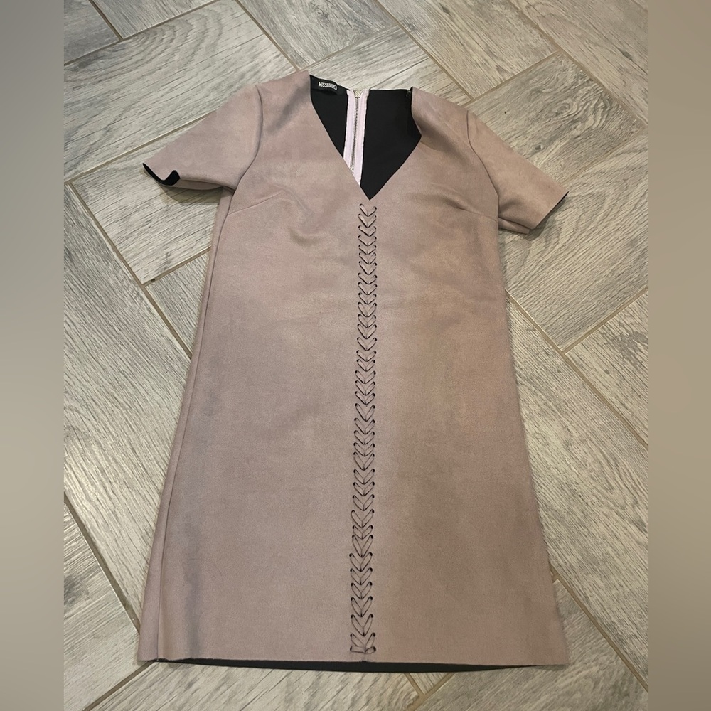 Suede dress